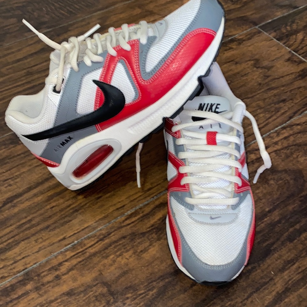 Nike AirMax - RED/BLACK/WHITE/GRAY - size 6youth